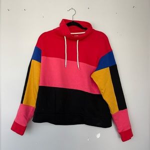 Urban Outfitters Striped Turtleneck Sweatshirt